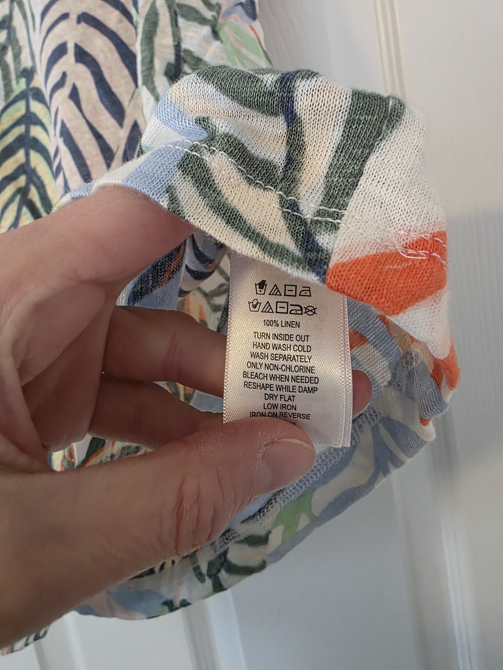 Short Sleeve Linen Shirt | SZ Medium - Picture 4 of 8